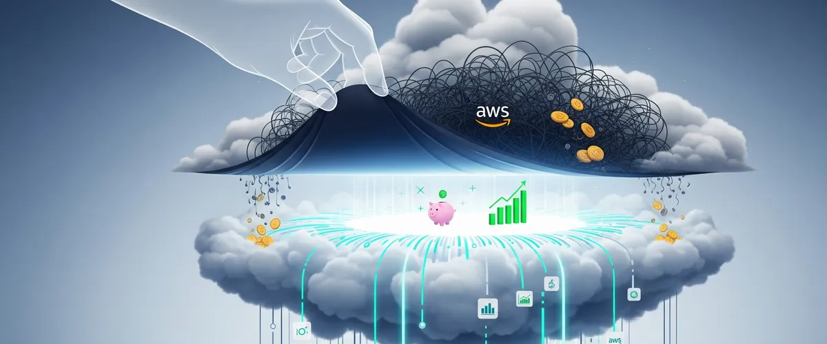 Blog post image for Unmasking Hidden Costs: Your Guide to AWS Cost Optimization Cleanup Strategies - Practical AWS cost cleanup strategies: find hidden costs, clean up EC2, EBS, S3, and RDS waste, and automate ongoing optimization with Cost Explorer, Cloud Custodian, and Spot Instances.