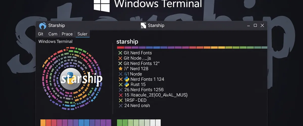 Blog post image for Customization Windows Terminal With Starship - How to customize Windows Terminal with Starship. Windows Terminal is a modern, fast terminal application for users of command-line tools and shells like Command Prompt, PowerShell, and WSL.